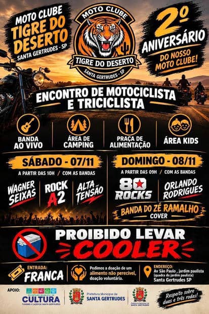 Flyer do evento